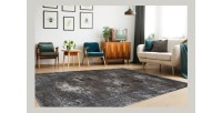 Tapis 150x80cm, design E209E coloris argent - Confort et élégance pour votre intérieur