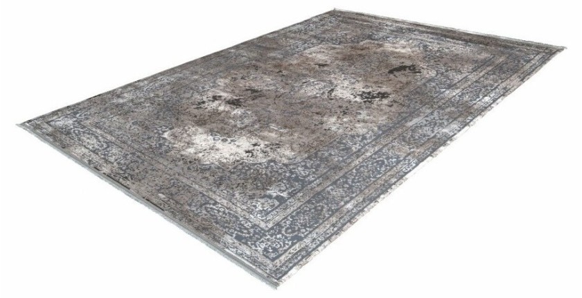 Tapis 330x240cm, design E209E coloris argent - Confort et élégance pour votre intérieur