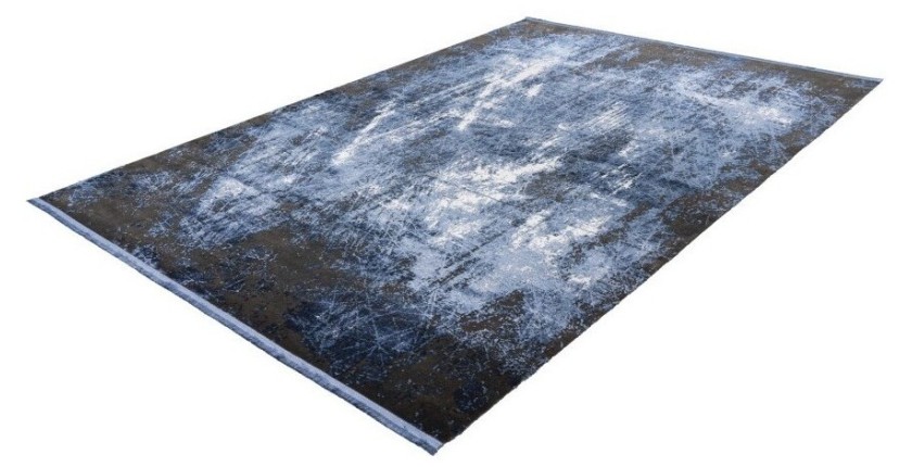 Tapis 230x160cm, design E409E coloris bleu - Confort et élégance pour votre intérieur