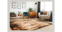 Tapis 290x200cm, design E409E coloris doré - Confort et élégance pour votre intérieur