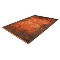 Tapis 150x80cm, design E509E coloris terracotta - Confort et élégance pour votre intérieur