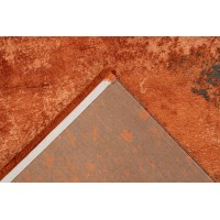 Tapis 150x80cm, design E509E coloris terracotta - Confort et élégance pour votre intérieur