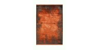 Tapis 150x80cm, design E509E coloris terracotta - Confort et élégance pour votre intérieur