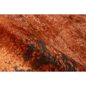 Tapis 170x120cm, design E509E coloris terracotta - Confort et élégance pour votre intérieur