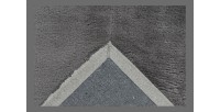 Tapis 110x60cm, design E005N coloris gris - Confort et élégance pour votre intérieur