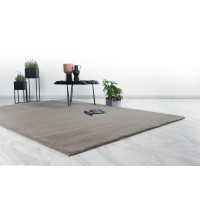 Tapis 110x60cm, design E005N coloris taupe - Confort et élégance pour votre intérieur