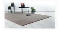 Tapis 290x200cm, design E005N coloris taupe - Confort et élégance pour votre intérieur