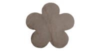 Tapis enfant 100x100cm, design E105S coloris taupe - Confort et élégance pour votre intérieur