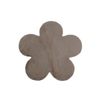 Tapis enfant 100x100cm, design E105S coloris taupe - Confort et élégance pour votre intérieur