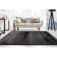 Tapis 230x160cm, design E009Y coloris graphite - Confort et élégance pour votre intérieur