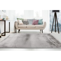 Tapis 150x80cm, design E009Y coloris argent - Confort et élégance pour votre intérieur