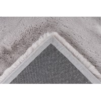 Tapis 150x80cm, design E009Y coloris argent - Confort et élégance pour votre intérieur