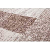 Tapis 150x80cm, design F005G coloris beige - Confort et élégance pour votre intérieur