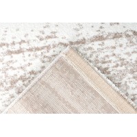 Tapis 150x80cm, design F005G coloris beige - Confort et élégance pour votre intérieur