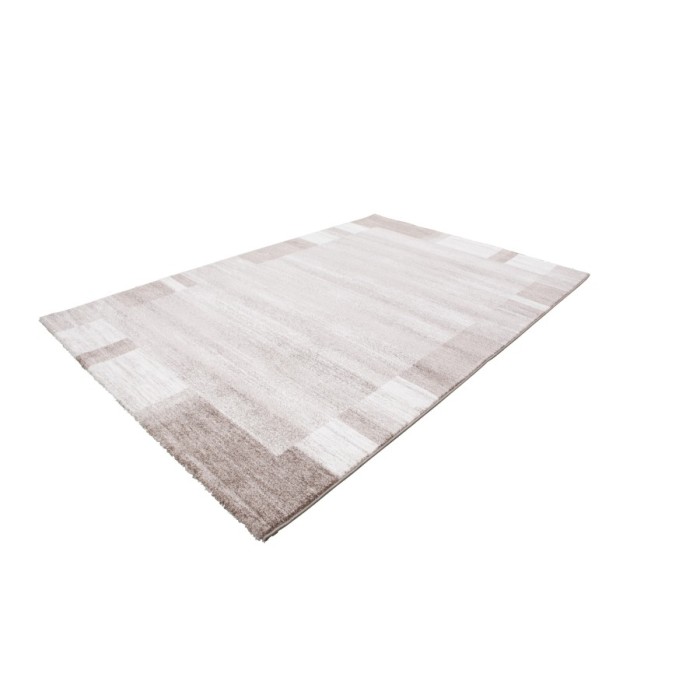 Tapis 230x160cm, design F005G coloris beige - Confort et élégance pour votre intérieur