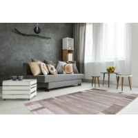 Tapis 230x160cm, design F005G coloris beige - Confort et élégance pour votre intérieur