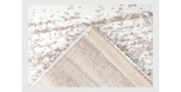 Tapis 230x160cm, design F005G coloris beige - Confort et élégance pour votre intérieur