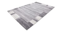 Tapis 150x80cm, design F005G coloris argent - Confort et élégance pour votre intérieur