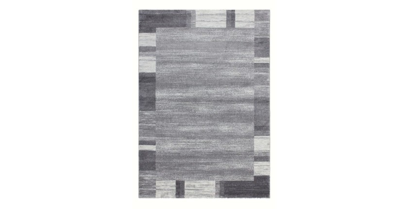 Tapis 150x80cm, design F005G coloris argent - Confort et élégance pour votre intérieur