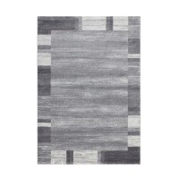 Tapis 170x120cm, design F005G coloris argent - Confort et élégance pour votre intérieur