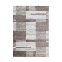 Tapis 150x80cm, design F105G coloris beige - Confort et élégance pour votre intérieur