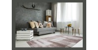 Tapis 230x160cm, design F105G coloris beige - Confort et élégance pour votre intérieur