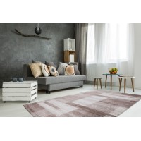 Tapis 290x200cm, design F105G coloris beige - Confort et élégance pour votre intérieur