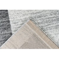 Tapis 150x80cm, design F105G coloris argent - Confort et élégance pour votre intérieur