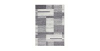 Tapis 150x80cm, design F105G coloris argent - Confort et élégance pour votre intérieur