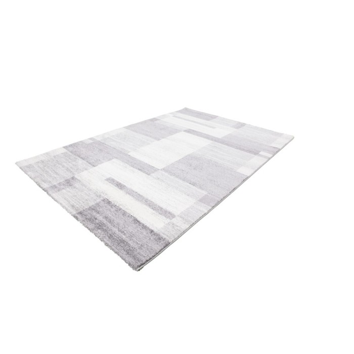 Tapis 230x160cm, design F105G coloris argent - Confort et élégance pour votre intérieur