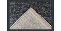 Tapis 290x200cm, design F205G coloris argent - Confort et élégance pour votre intérieur