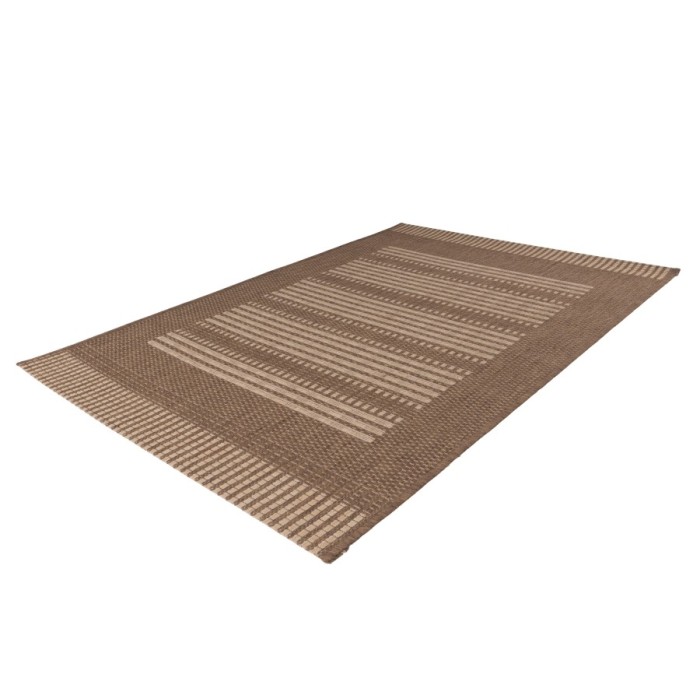 Tapis 170x120cm, design F105A coloris café - Confort et élégance pour votre intérieur