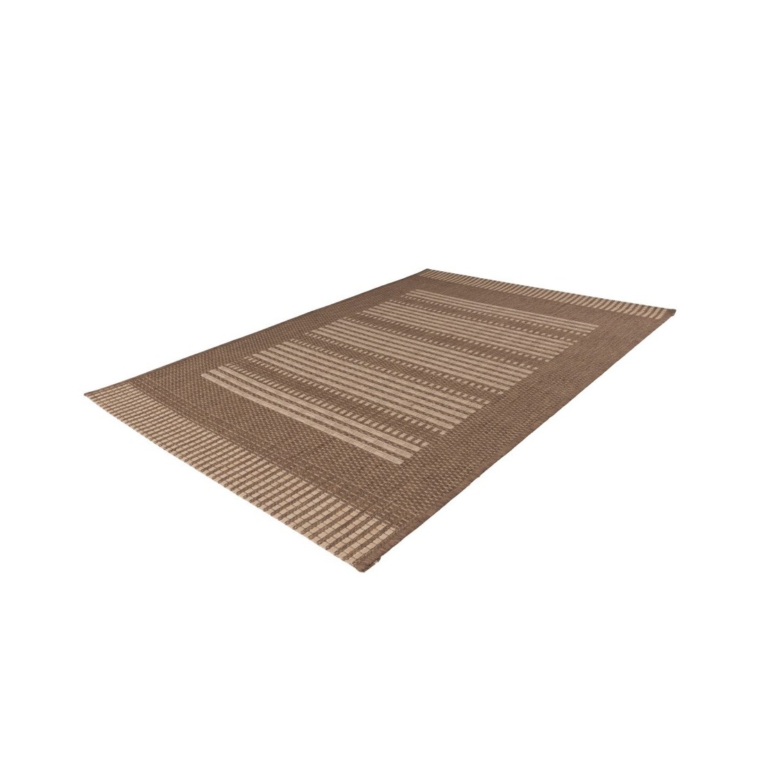 Tapis 170x120cm, design F105A coloris café - Confort et élégance pour votre intérieur