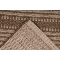 Tapis 170x120cm, design F105A coloris café - Confort et élégance pour votre intérieur