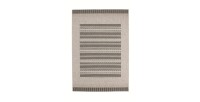 Tapis 110x60cm, design F105A coloris argent - Confort et élégance pour votre intérieur