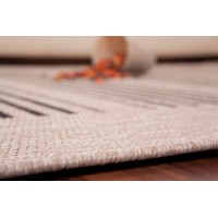 Tapis 230x160cm, design F105A coloris argent - Confort et élégance pour votre intérieur