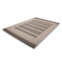 Tapis 290x200cm, design F105A coloris argent - Confort et élégance pour votre intérieur