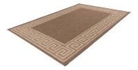 Tapis 110x60cm, design F205A coloris café - Confort et élégance pour votre intérieur