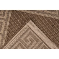 Tapis 150x80cm, design F205A coloris café - Confort et élégance pour votre intérieur