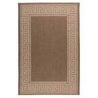 Tapis 170x120cm, design F205A coloris café - Confort et élégance pour votre intérieur