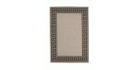 Tapis 110x60cm, design F205A coloris argent - Confort et élégance pour votre intérieur