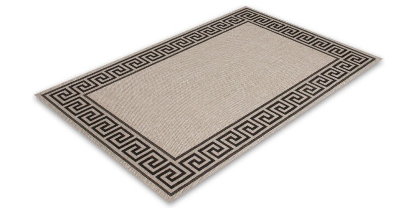 Tapis 150x80cm, design F205A coloris argent - Confort et élégance pour votre intérieur