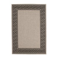 Tapis 170x120cm, design F205A coloris argent - Confort et élégance pour votre intérieur