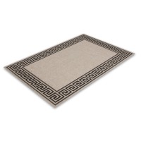 Tapis 290x200cm, design F205A coloris agent - Confort et élégance pour votre intérieur