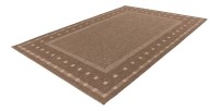 Tapis 110x60cm, design F025A coloris café - Confort et élégance pour votre intérieur