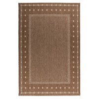 Tapis 150x80cm, design F025A coloris café - Confort et élégance pour votre intérieur