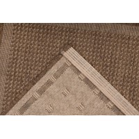 Tapis 290x200cm, design F025A coloris café - Confort et élégance pour votre intérieur