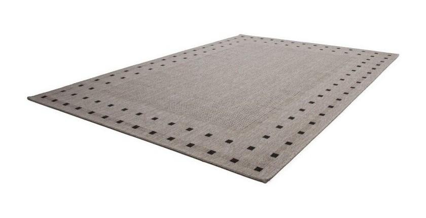 Tapis 150x80cm, design F025A coloris argent - Confort et élégance pour votre intérieur