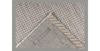 Tapis 150x80cm, design F025A coloris argent - Confort et élégance pour votre intérieur