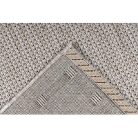 Tapis 150x80cm, design F025A coloris argent - Confort et élégance pour votre intérieur